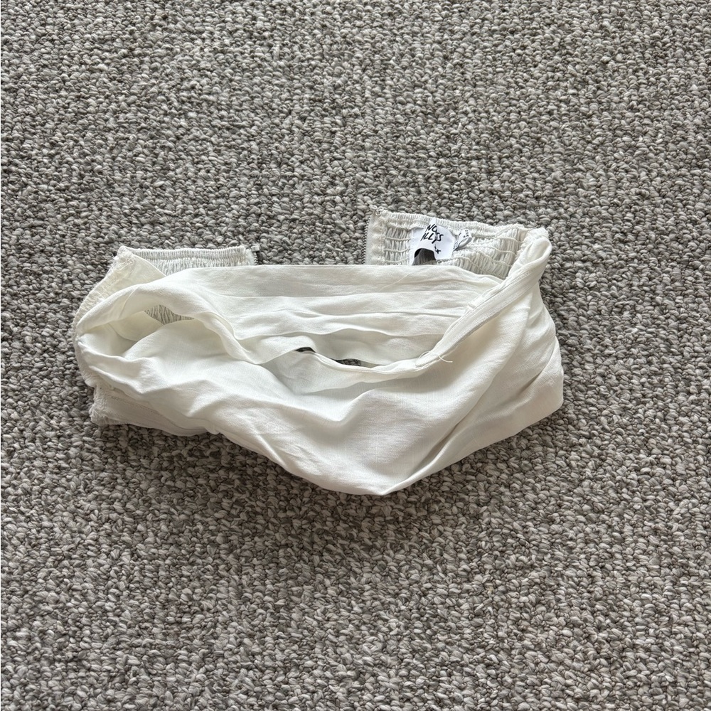 Princess Polly White Crop Top